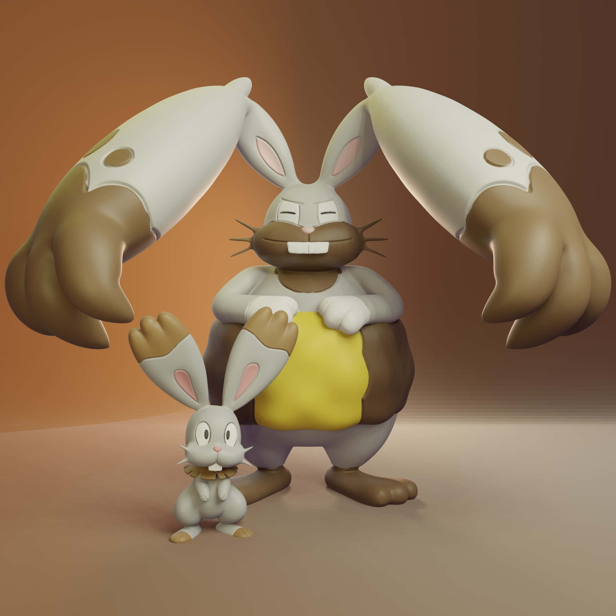Diggersby og Bunnelby figurer Wallpapers