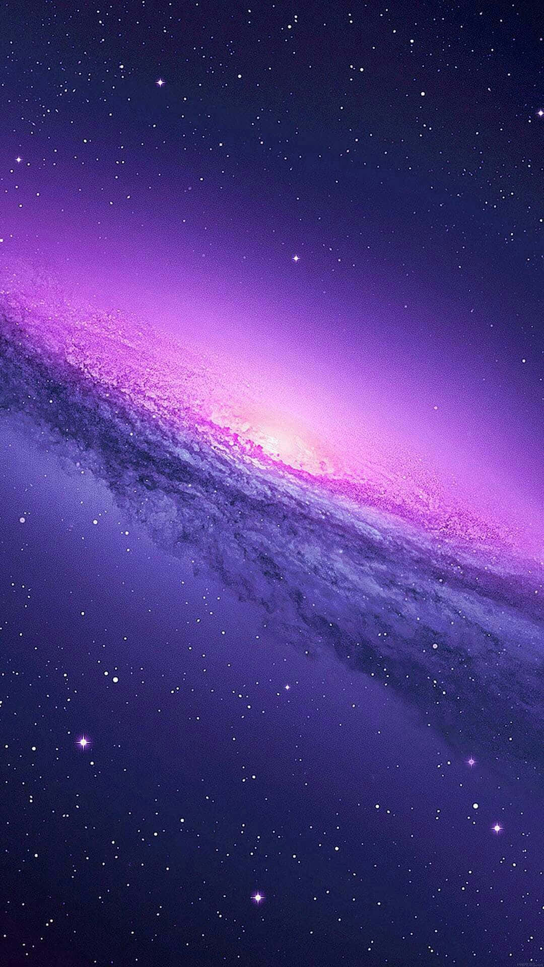 Digital kunst af lys indigo galakse Wallpapers