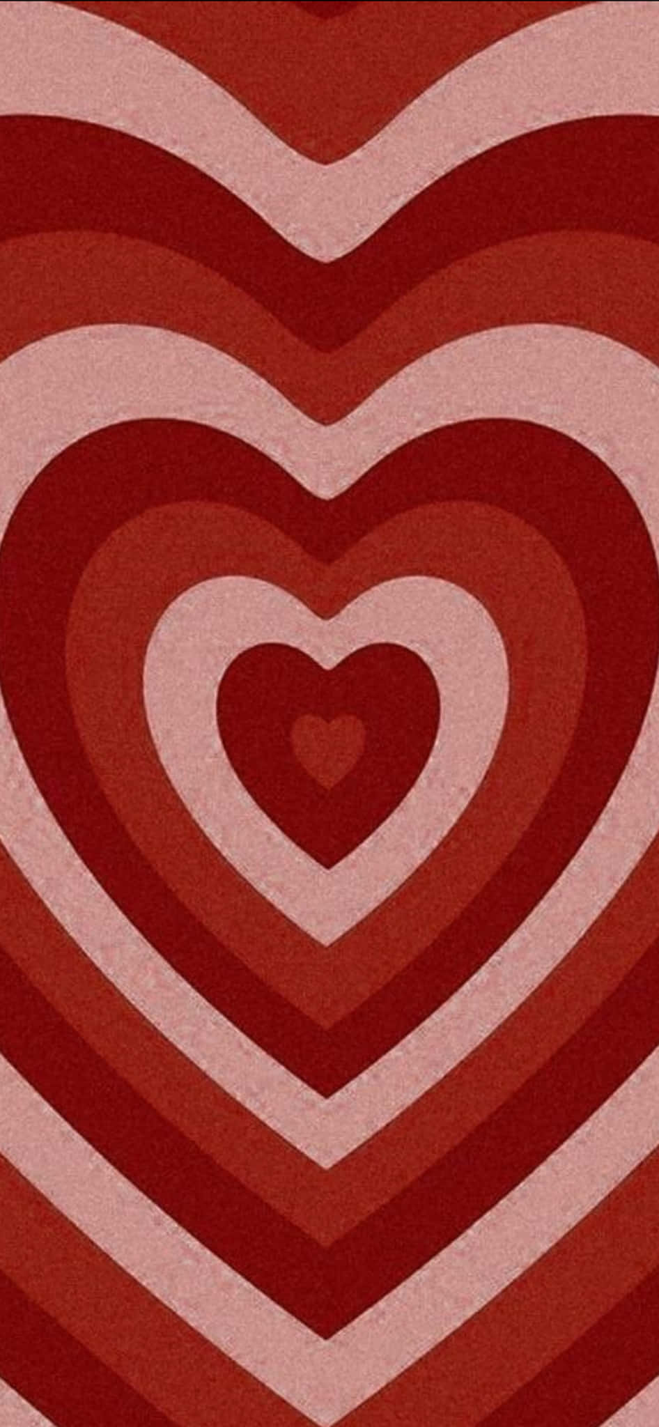 Digitalt Kunstværk Hjerteform Æstetisk Valentinsdag Wallpapers