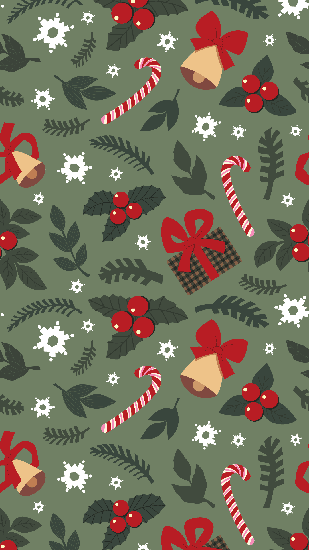Din juleønskeliste på din telefon Wallpapers