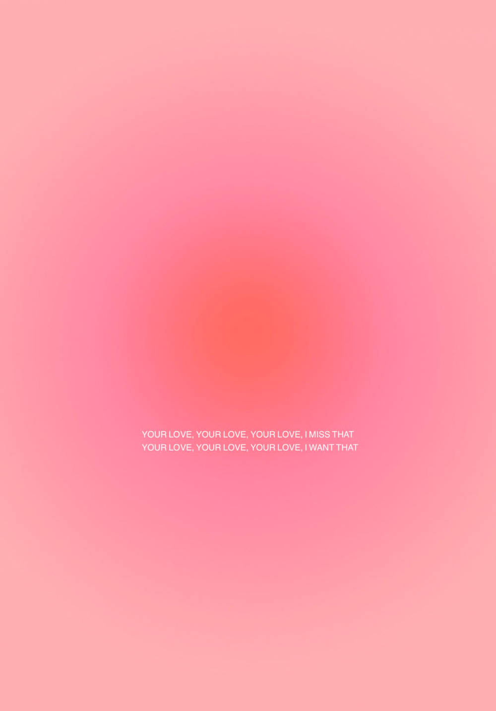 Din Kærlighed Pink Aura Æstetik Wallpapers