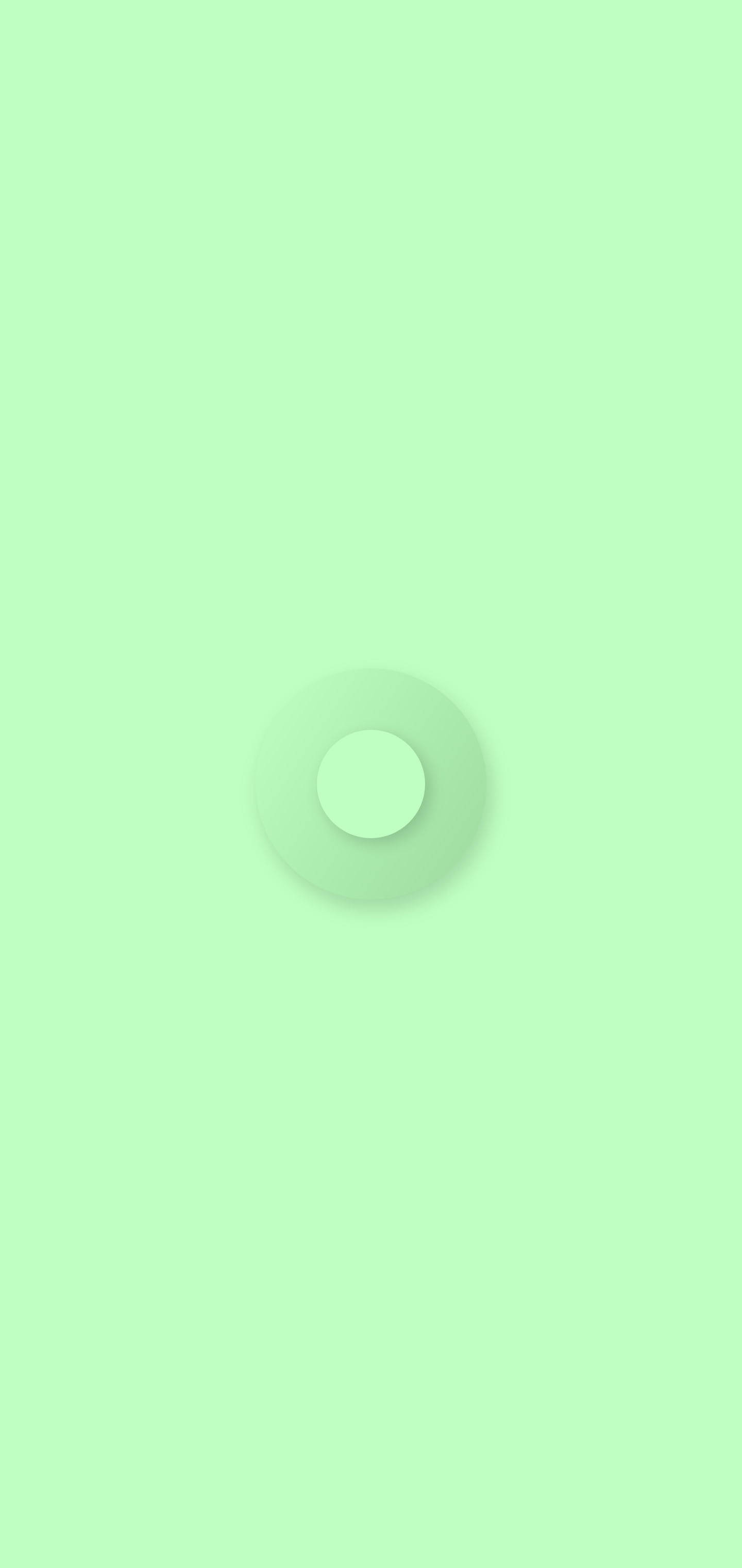 Diskret superlys grøn cirkel Wallpapers