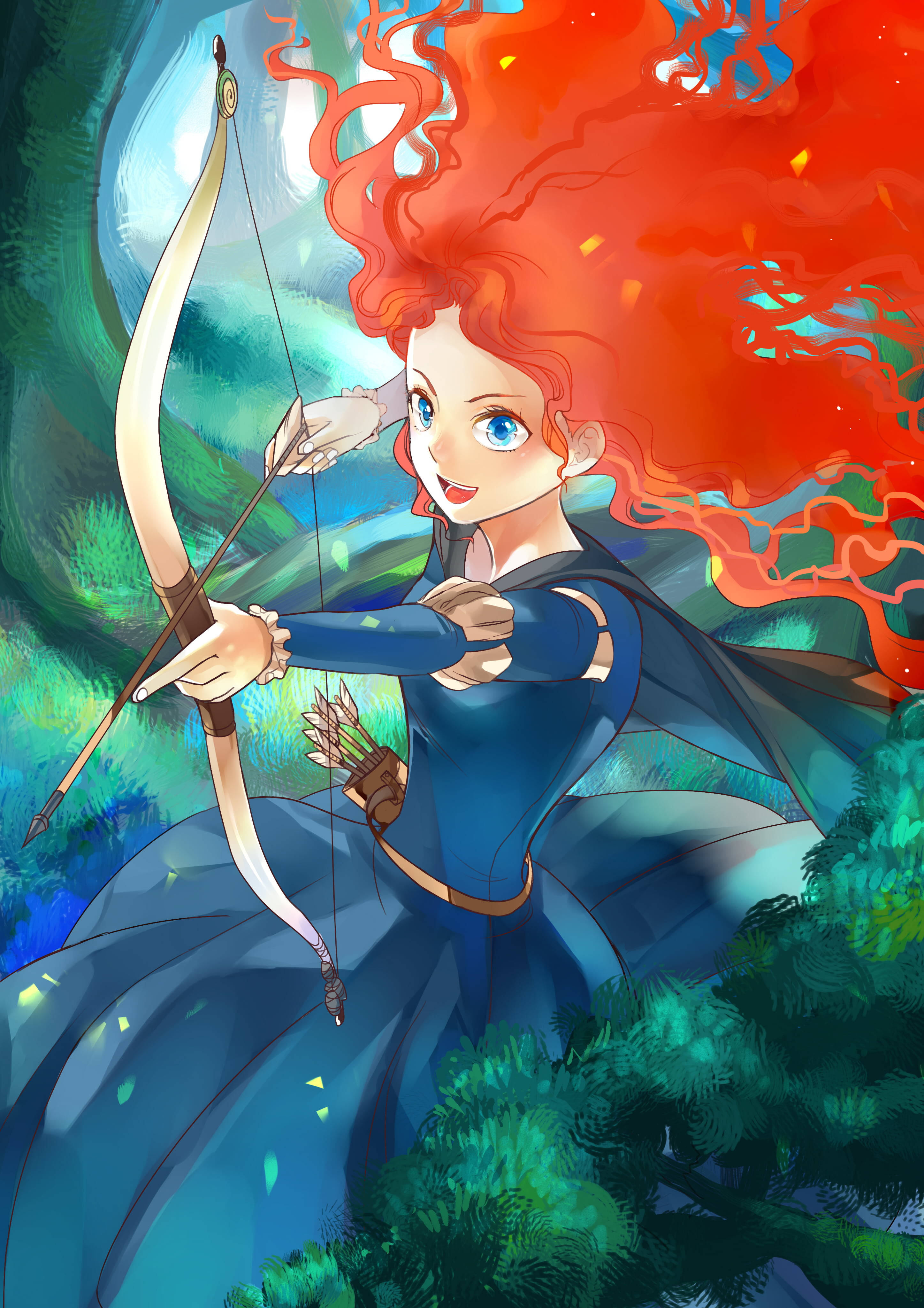 Disney Brave anime-kunst Wallpapers