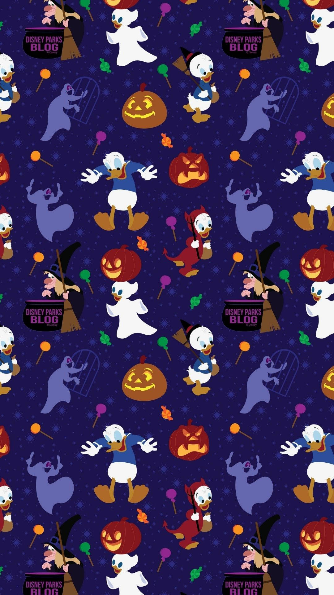 Disney Cartoon Anders And Halloween Wallpapers