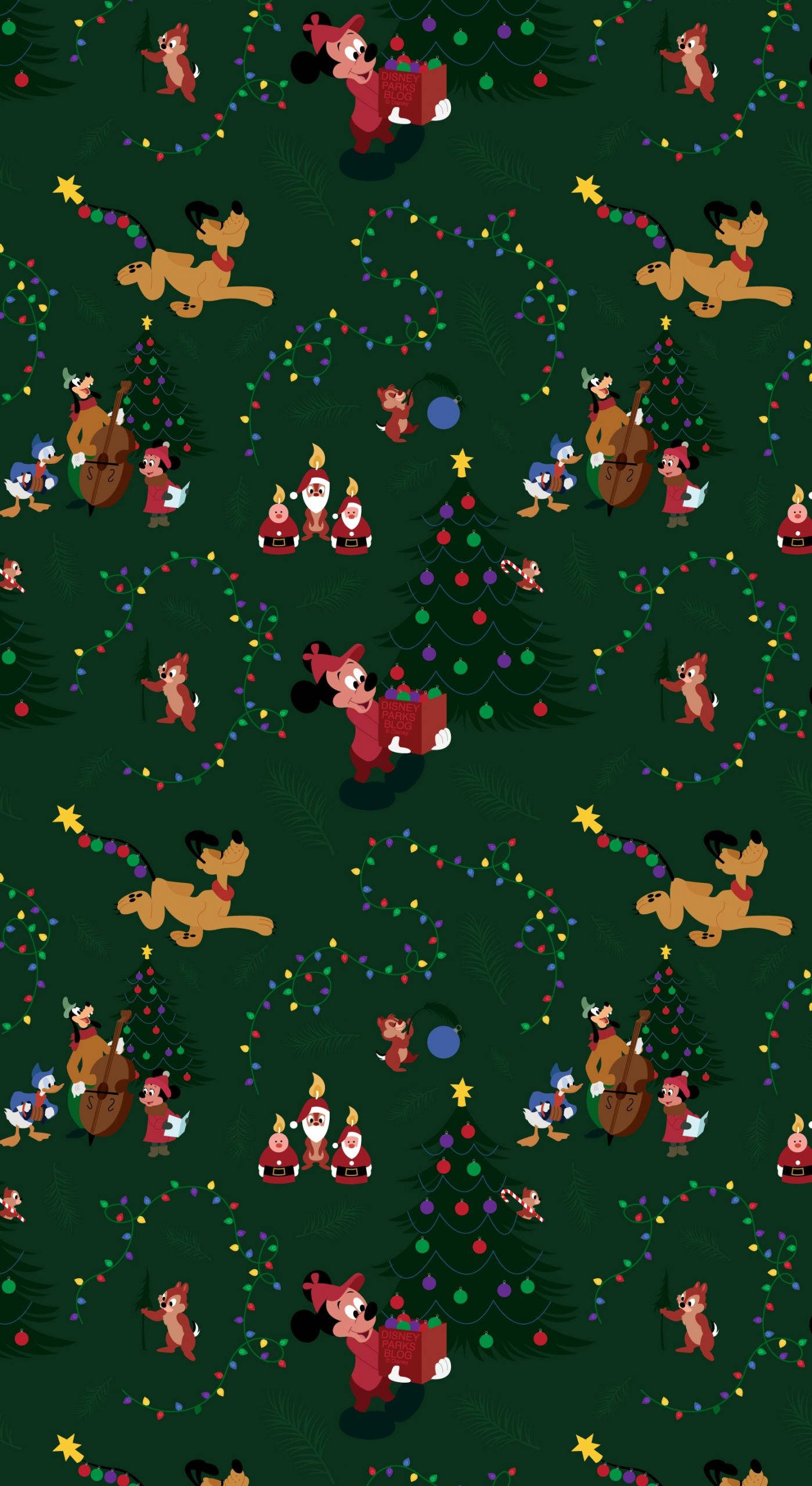 Disney Jul iPhone Mickey Mouse Klubhus Wallpapers