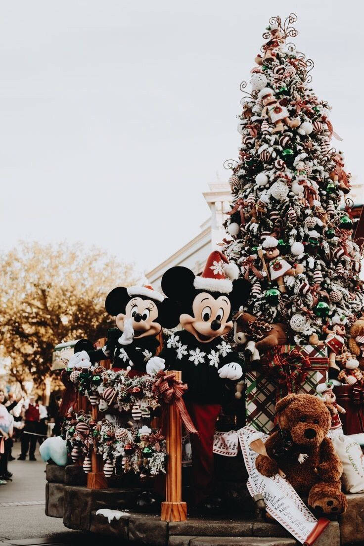 Disney Jule iPhone Vintage Mickey & Minnie Mouse Wallpapers