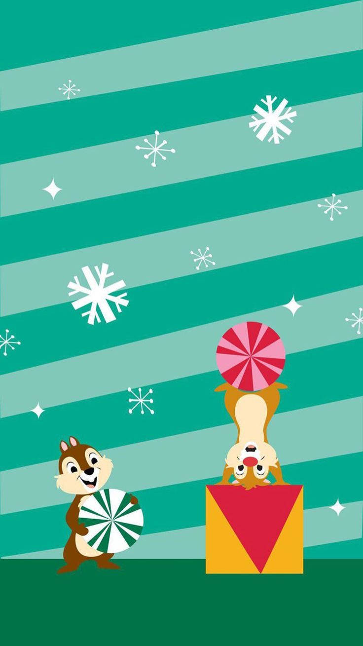 Disney Jule iPhone Chip 'N Dale Wallpapers