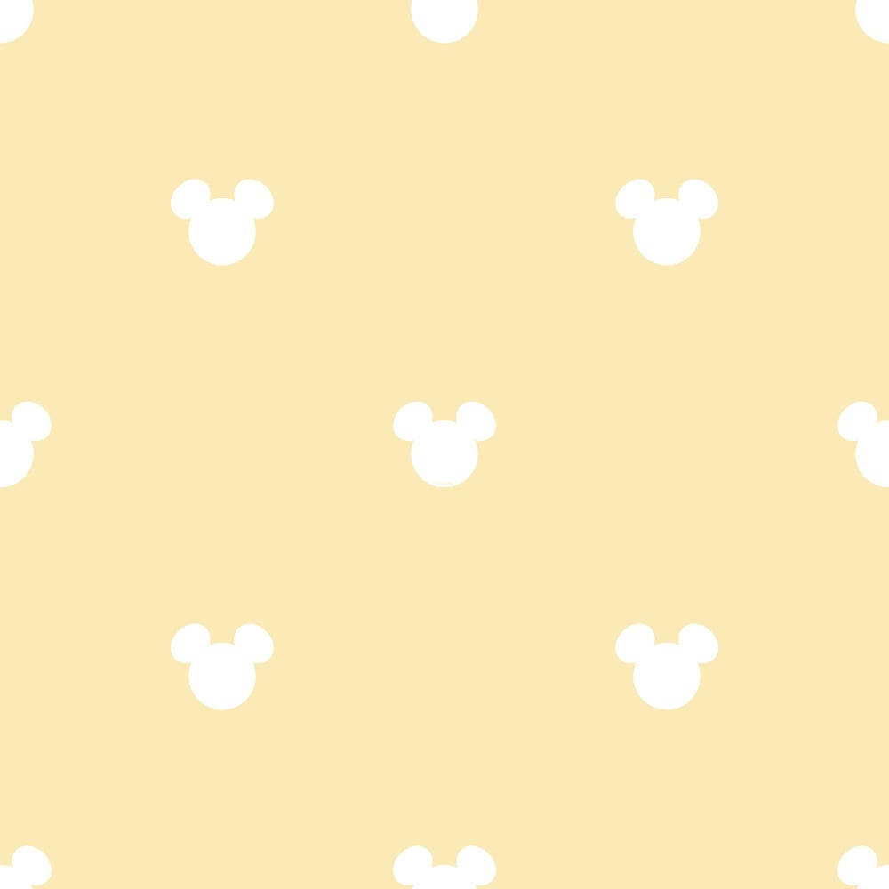 Disney-mønster med Mickey Mouse-hoved Wallpapers