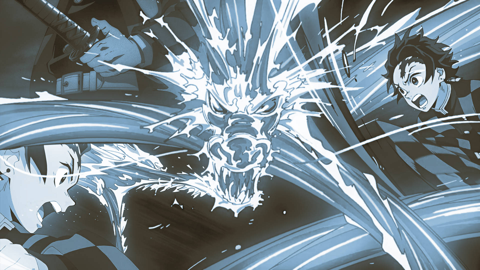 Dæmondræber Tanjiro Fjerde Form Wallpapers