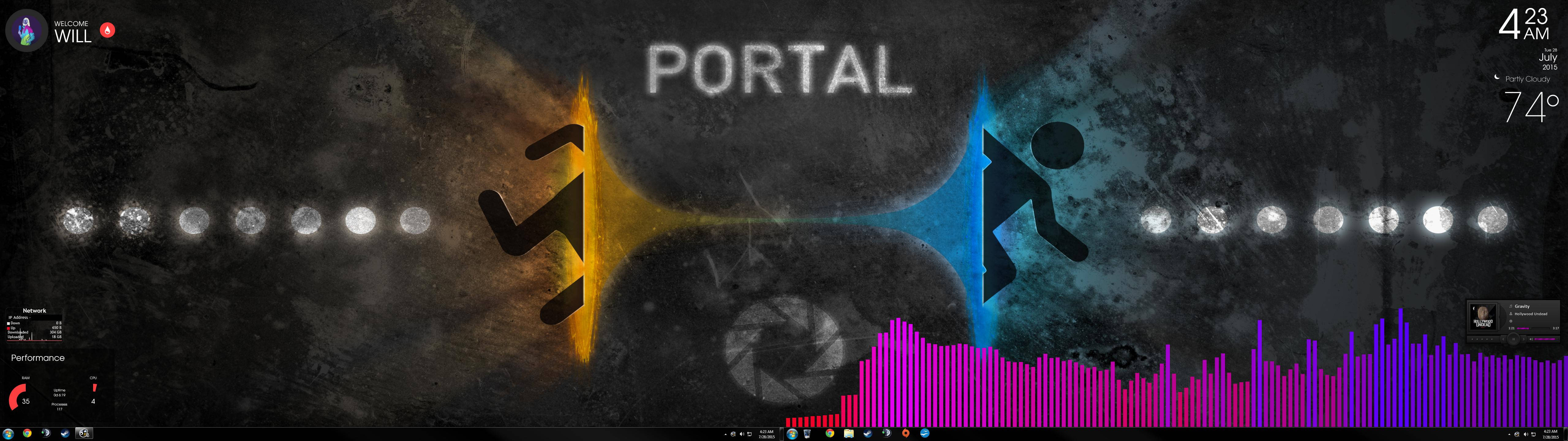Dobbelt Mand Portal Wallpapers