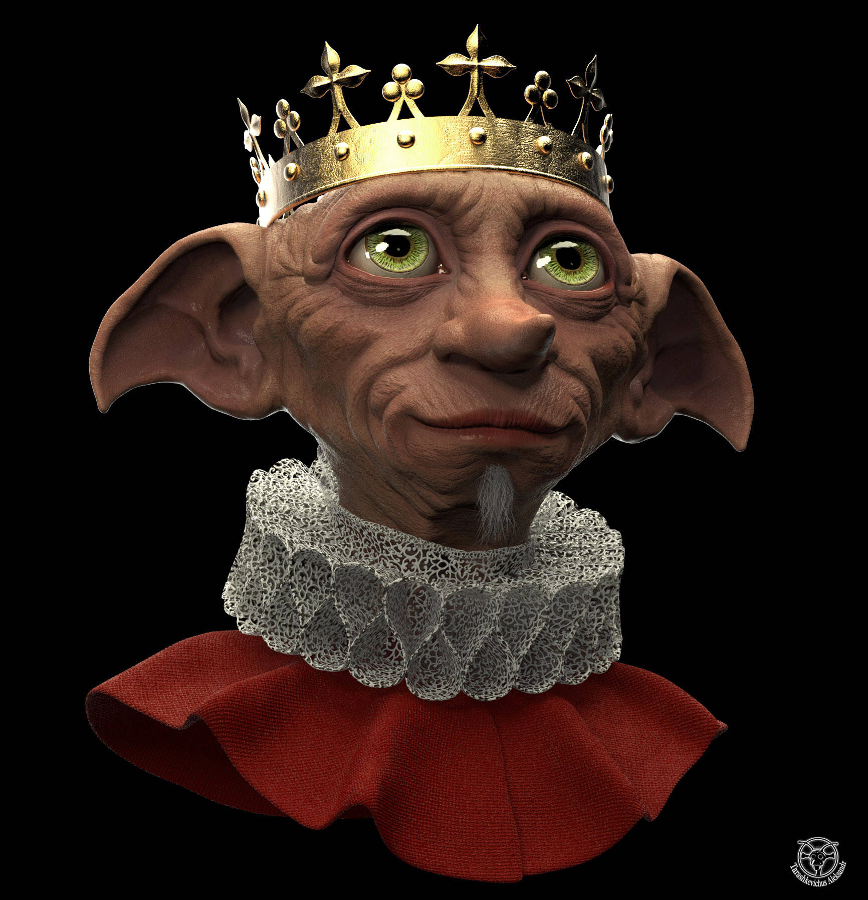 Dobby fra Harry Potter som prins - Fanart Wallpapers