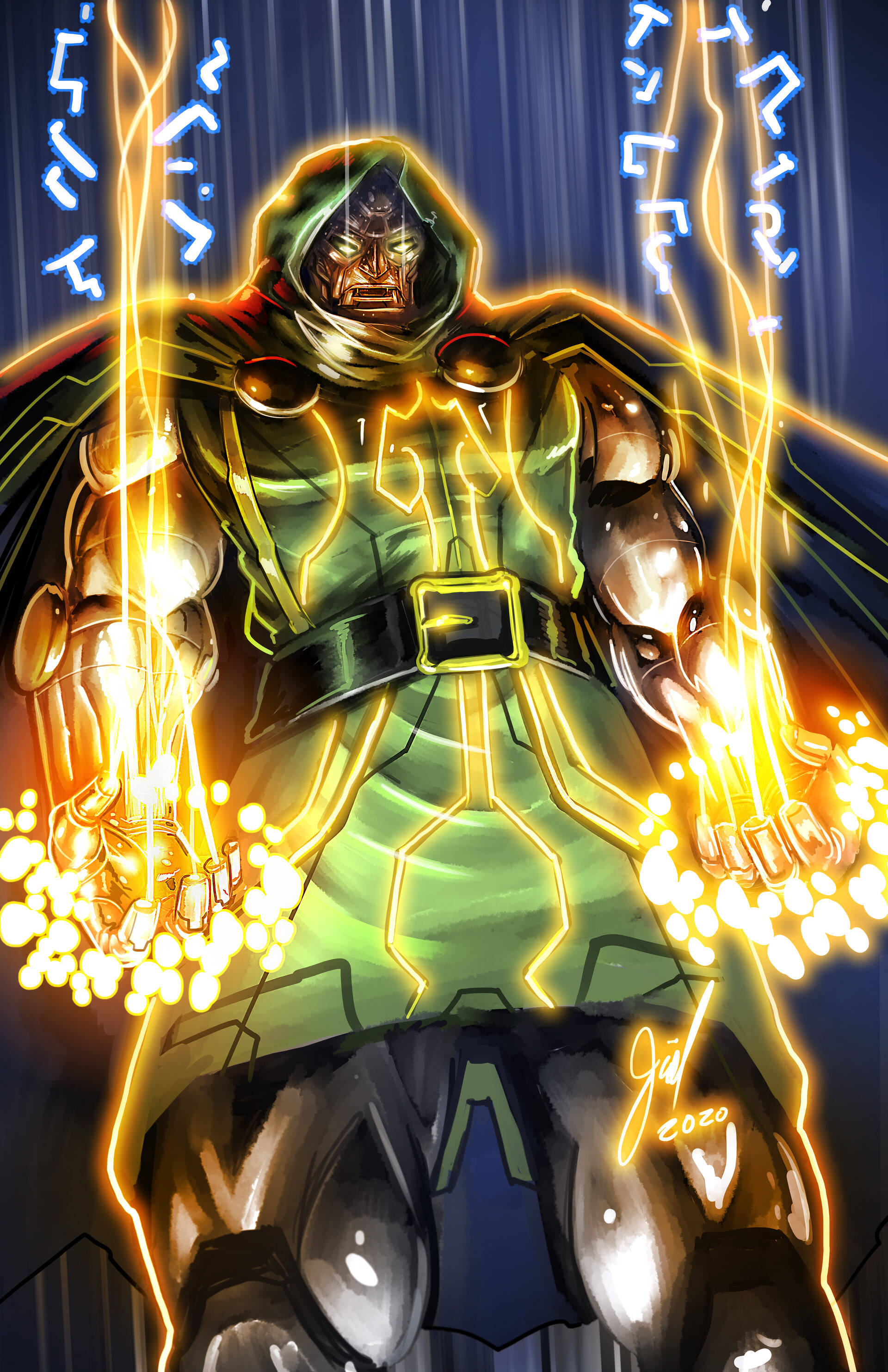 Doctor Doom handske lasere Wallpapers