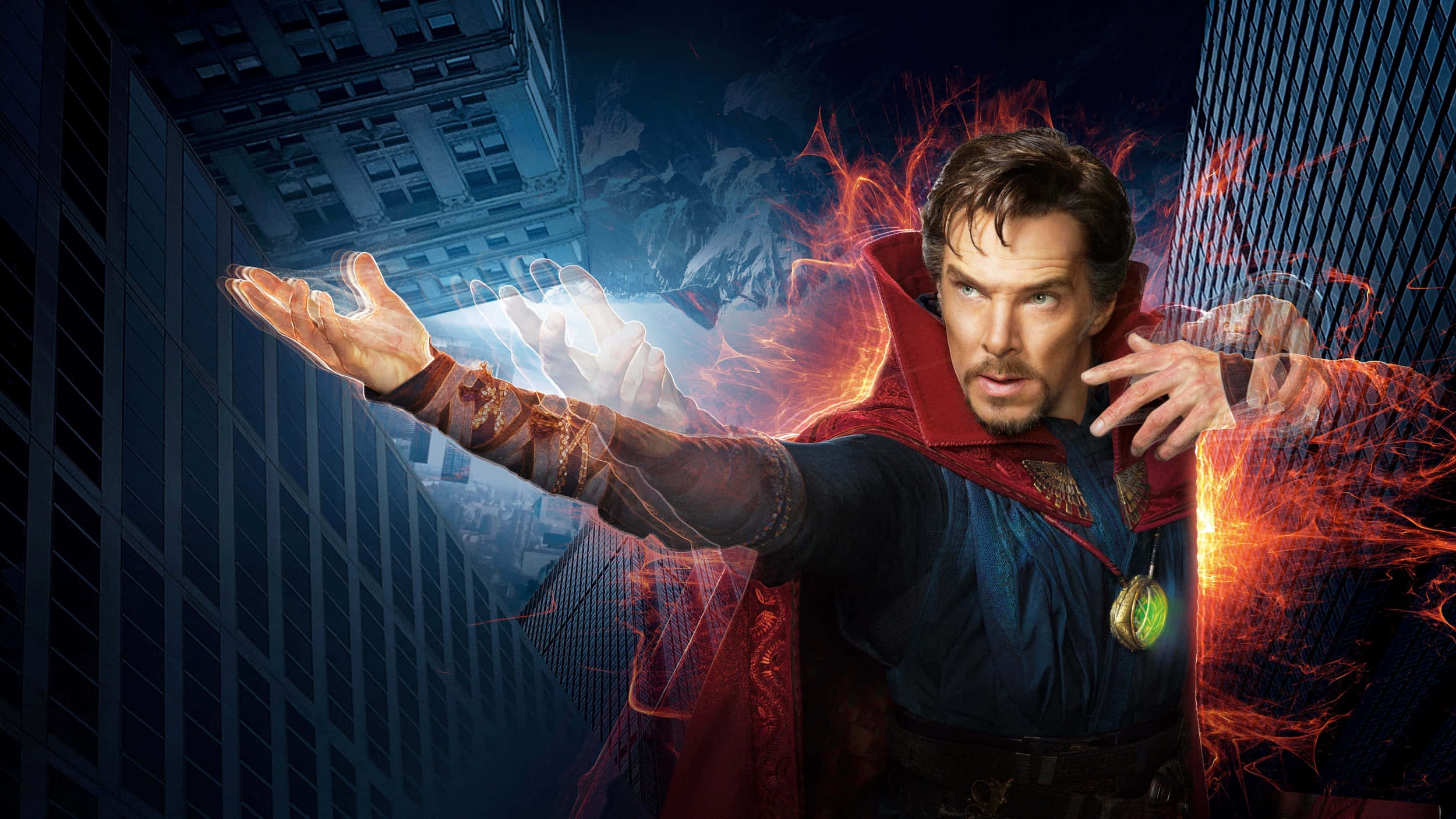 Doctor Strange 2 Doctor Strange Rød Æstetik Wallpapers