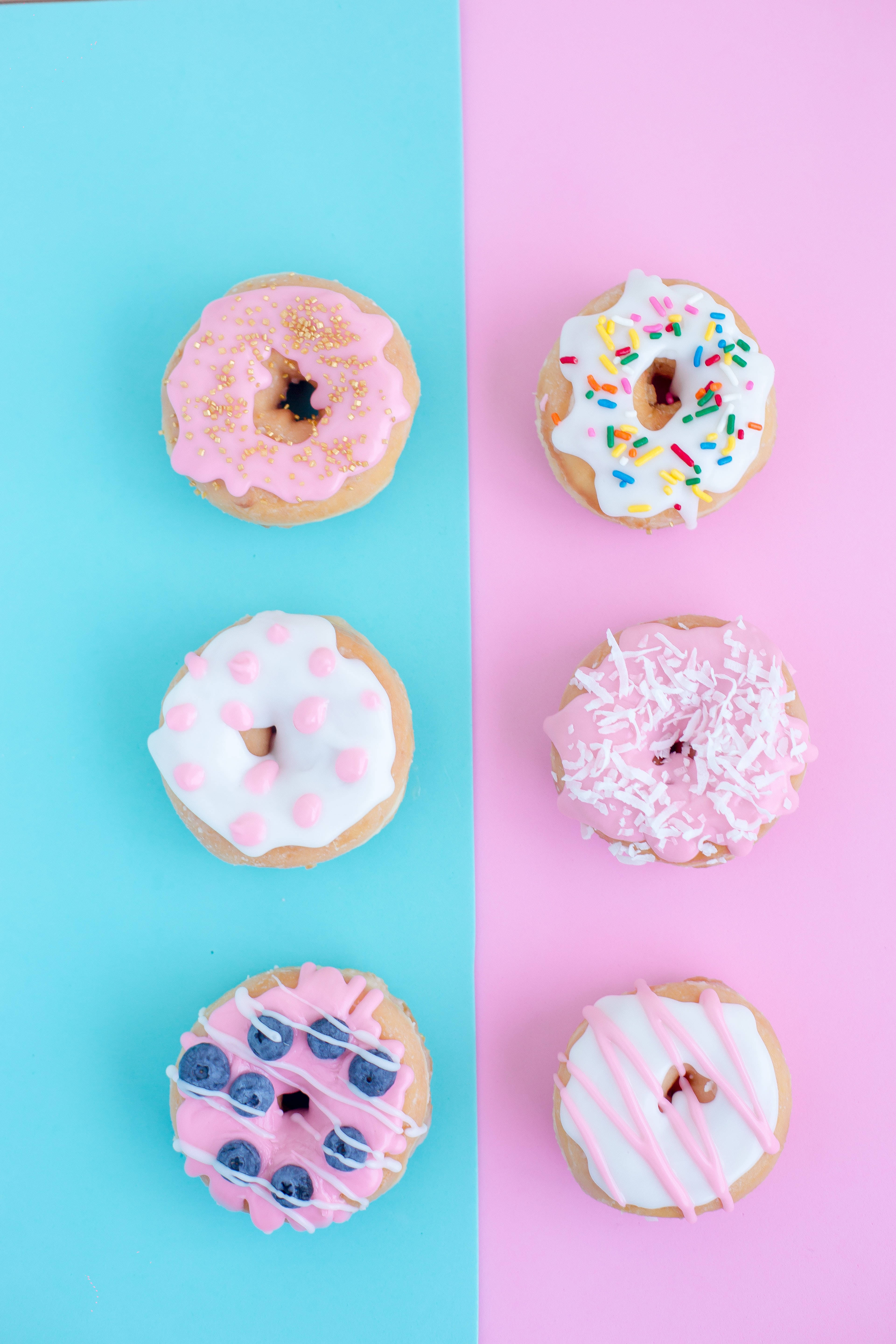 Donuts Æstetisk Mønster Wallpapers