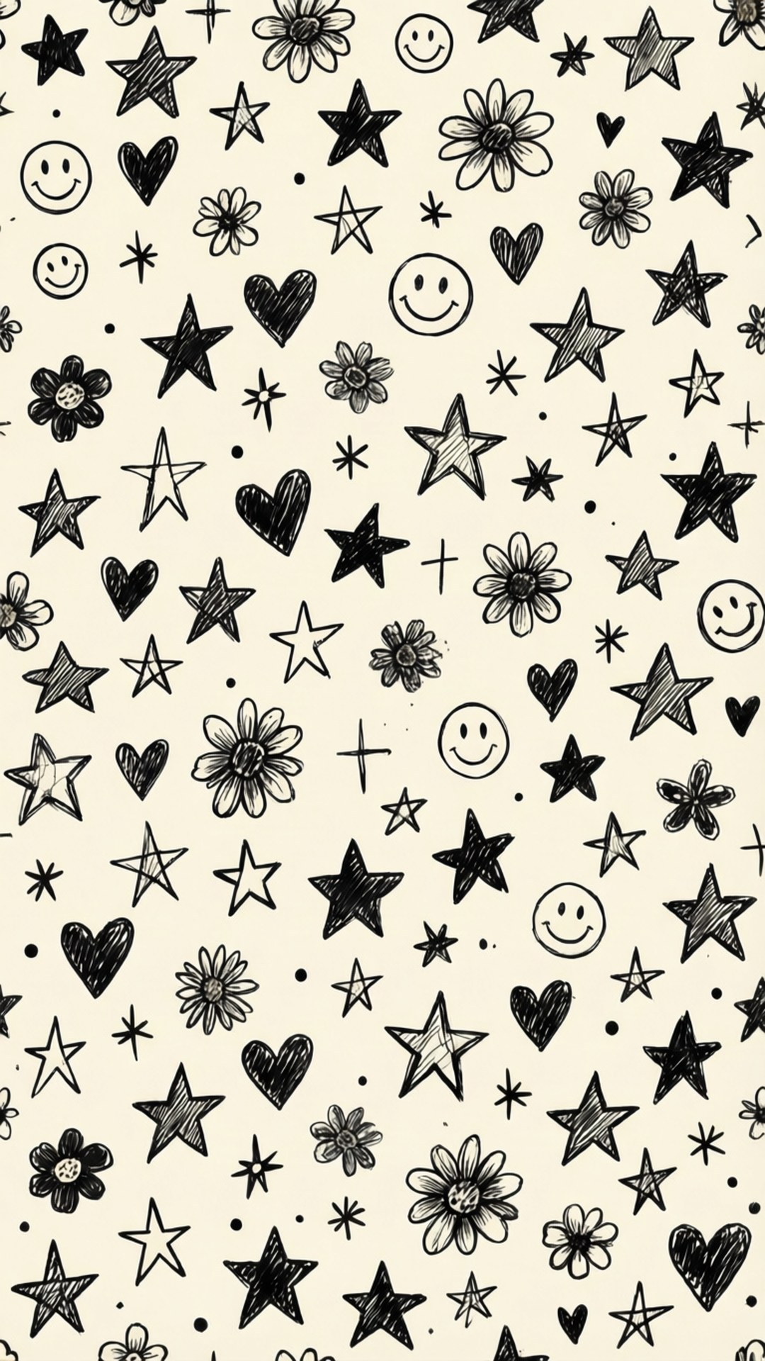 Doodle Mønster Wallpapers