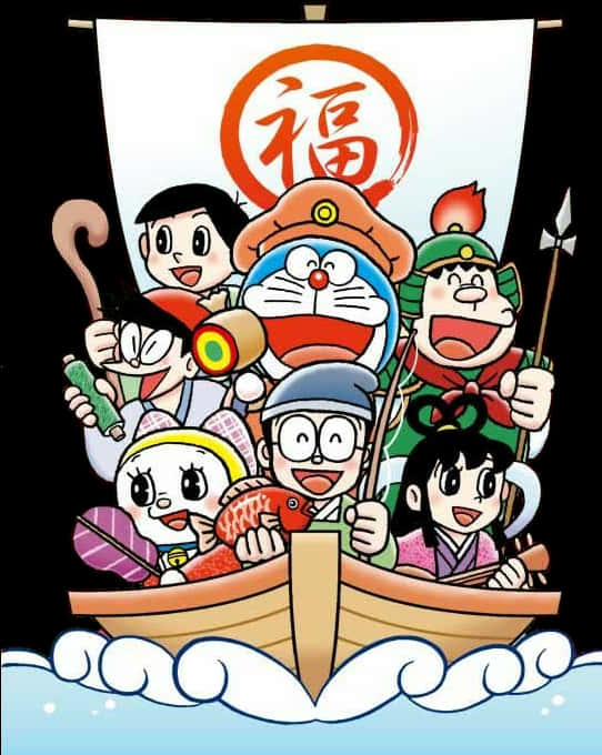 Doraemon og Venners Skattejagtseventyr Wallpapers