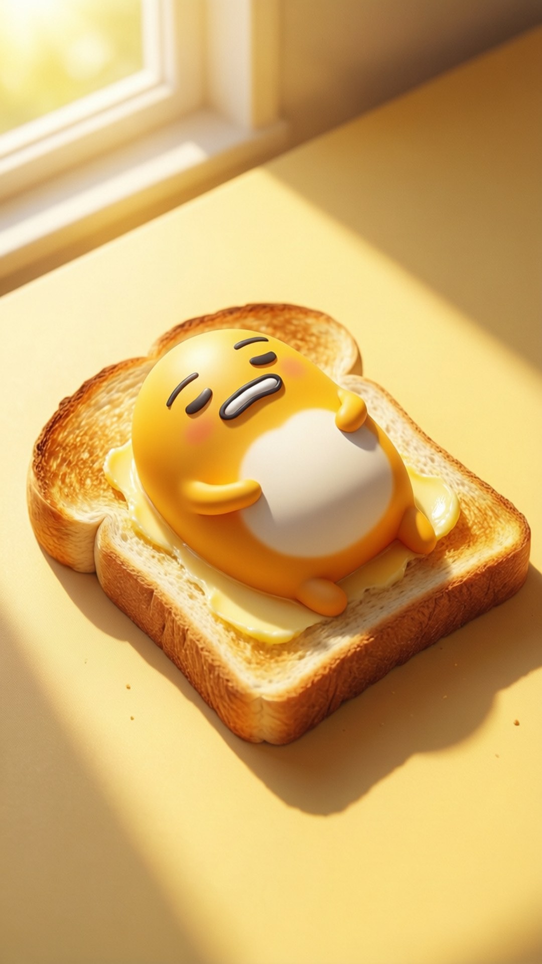 Doven Gudetama Toast Wallpapers