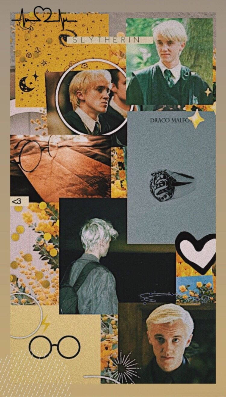 Draco Malfoy gul æstetik Wallpapers