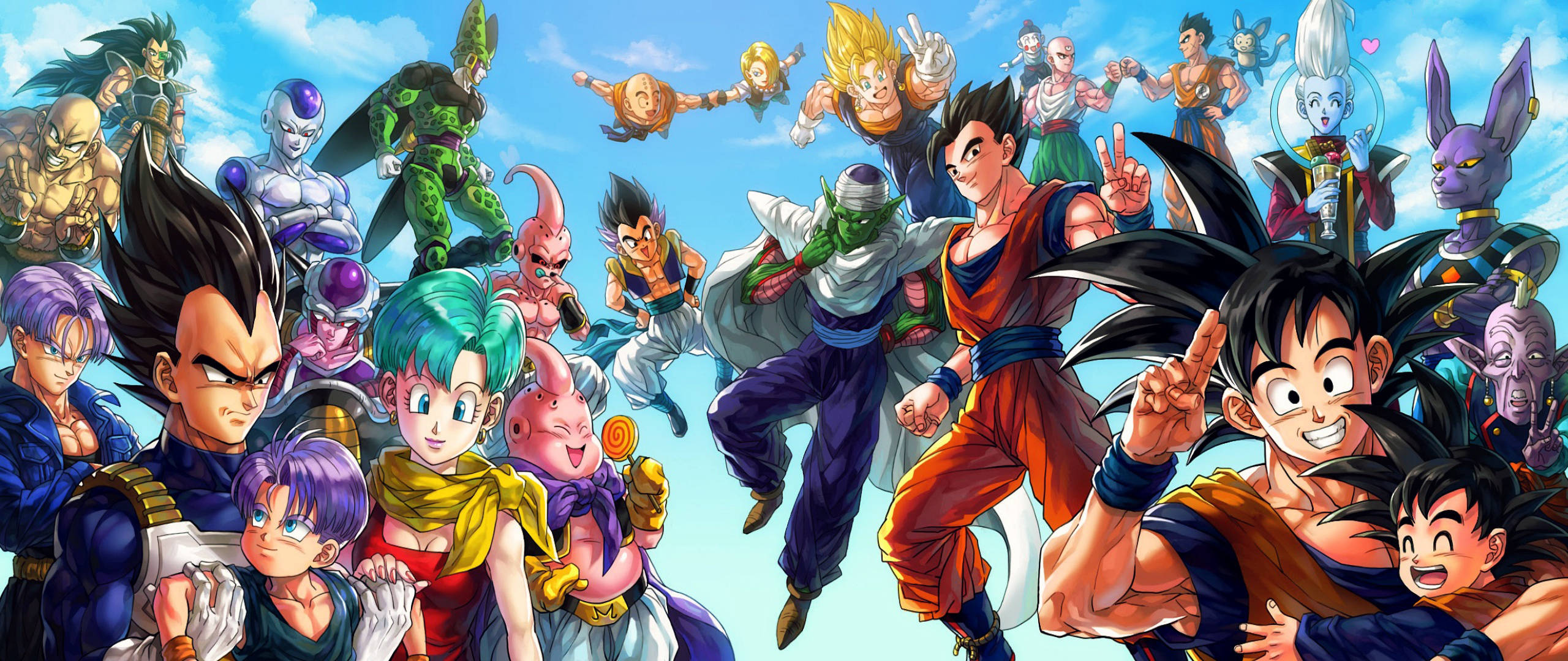 Dragon Ball Goten gruppebillede Wallpapers