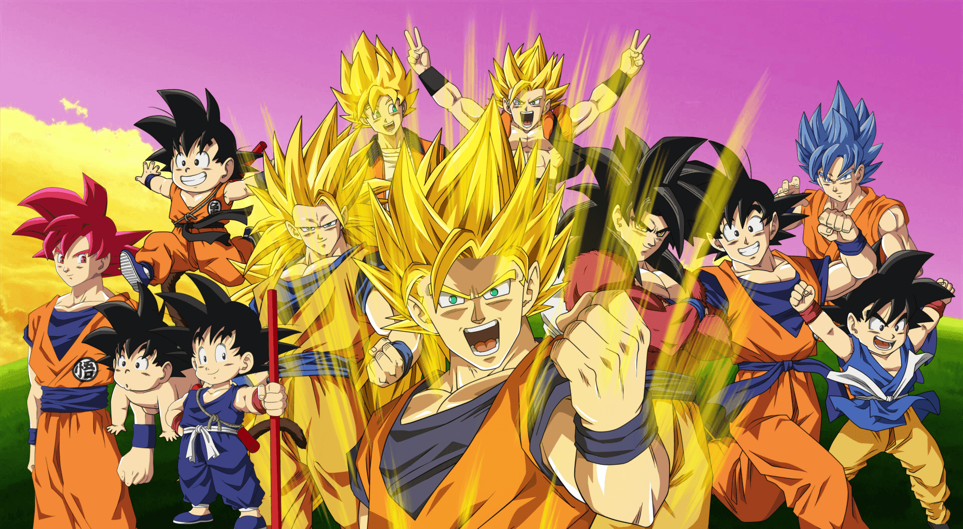 Dragon Ball Super 1920 x 1054 baggrund Wallpapers