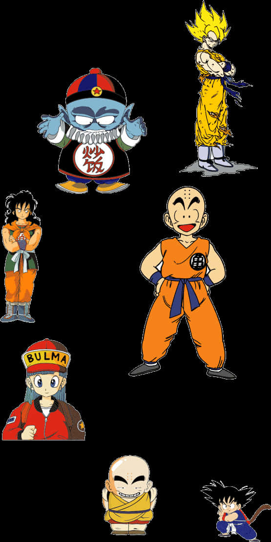 Dragon Ball Z Karakter Collage Wallpapers