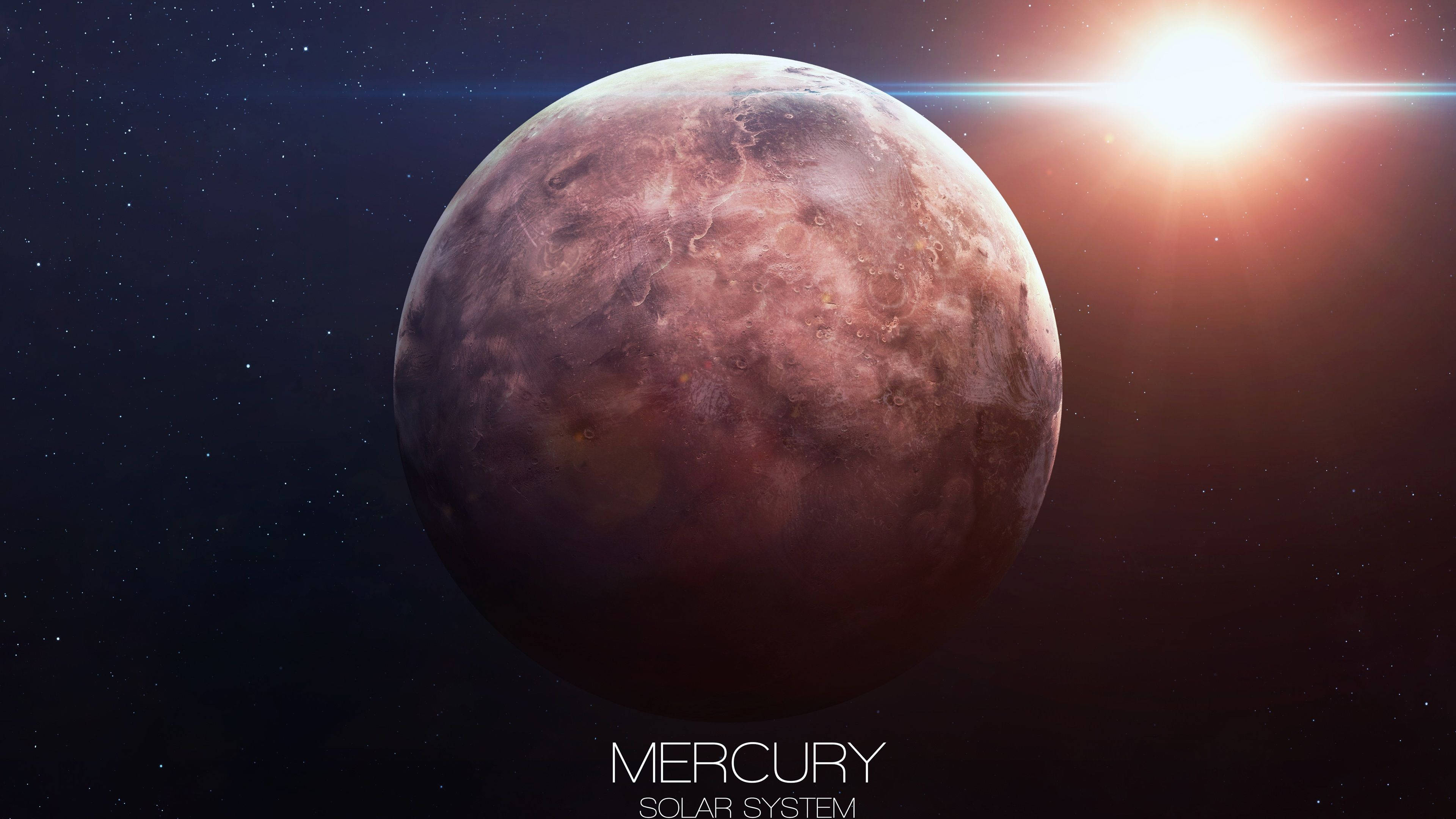 Dramatisk foto af Merkur Wallpapers