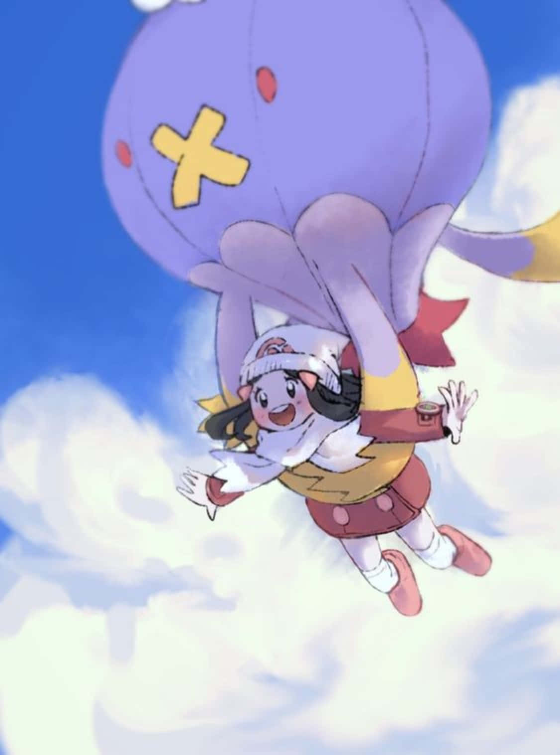 Drifblim bærer en pige Wallpapers