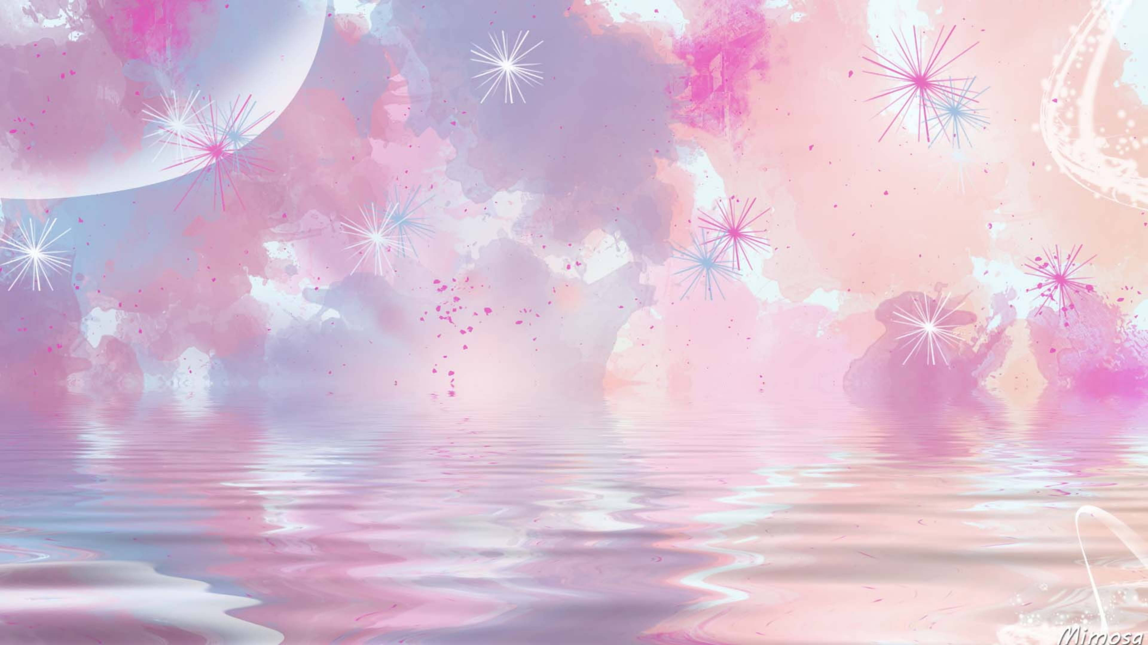 Drømmende pastelaestetisk computer Wallpapers
