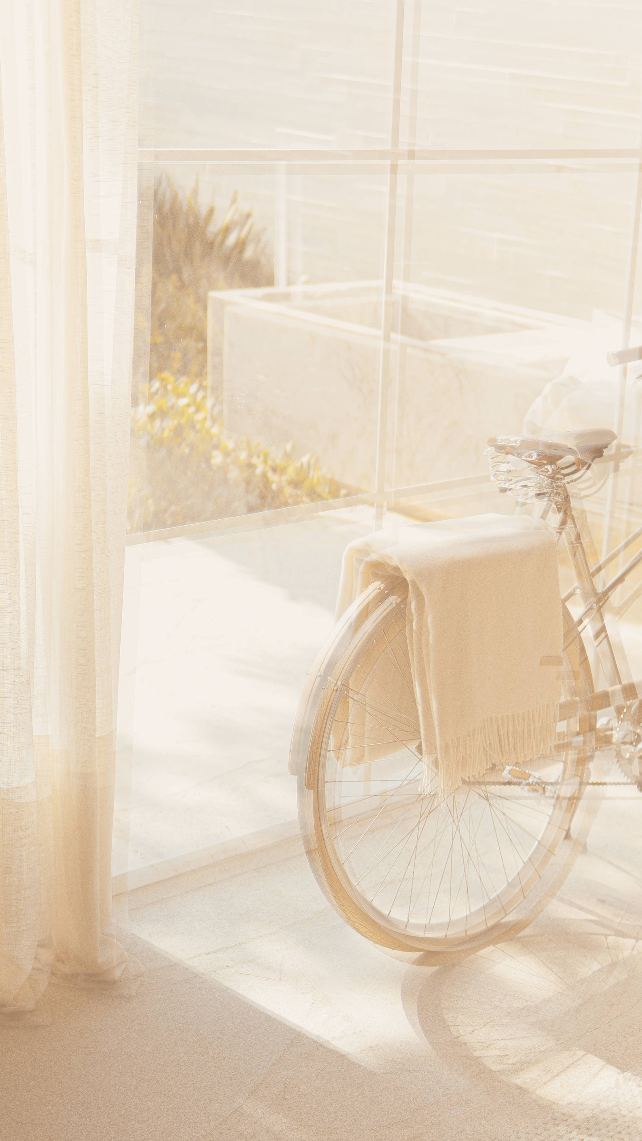 Drømmende vintage cremeæstetik Wallpapers