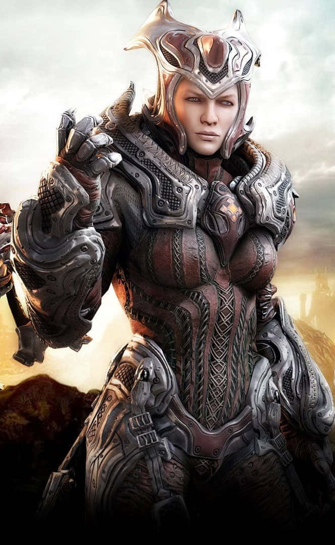 Dronning Myrrah iPhone XS Gears Of War 5 Baggrund Wallpapers