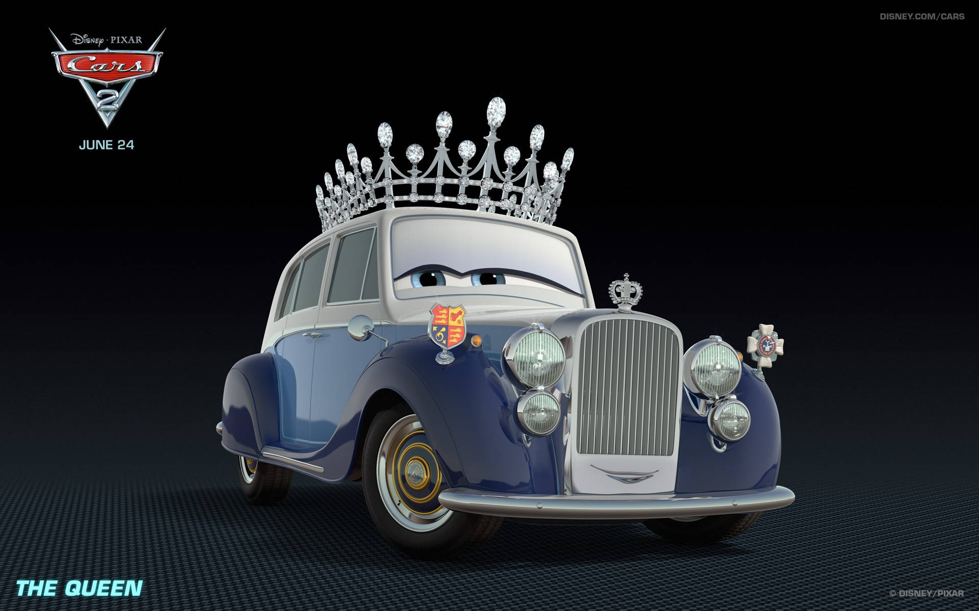 Dronningen fra Disney Pixars Cars 2 Wallpapers