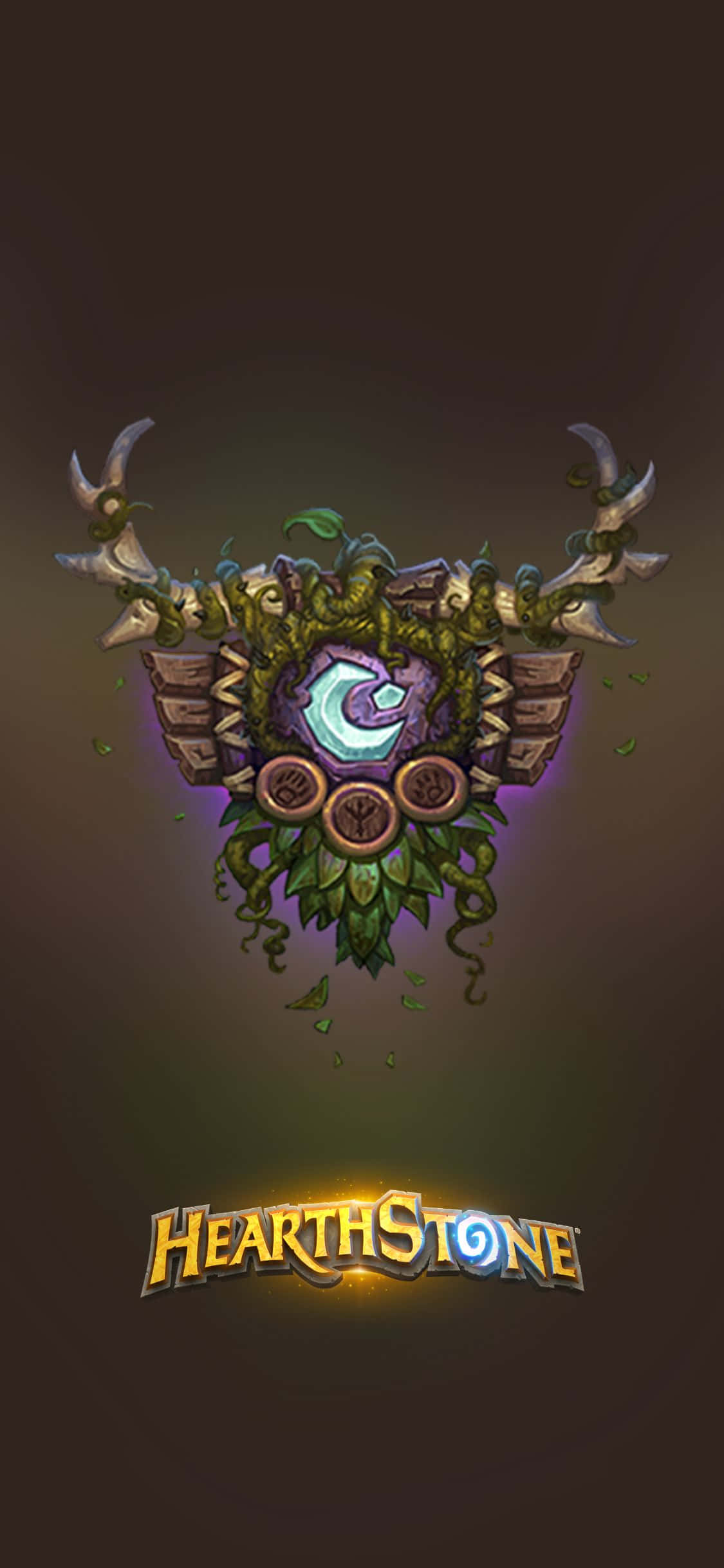Druidevåben iPhone XS Hearthstone baggrund Wallpapers