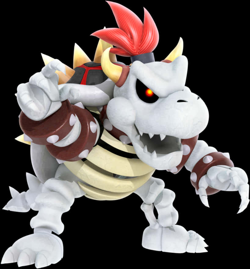 Dry Bowser karakterrender Wallpapers