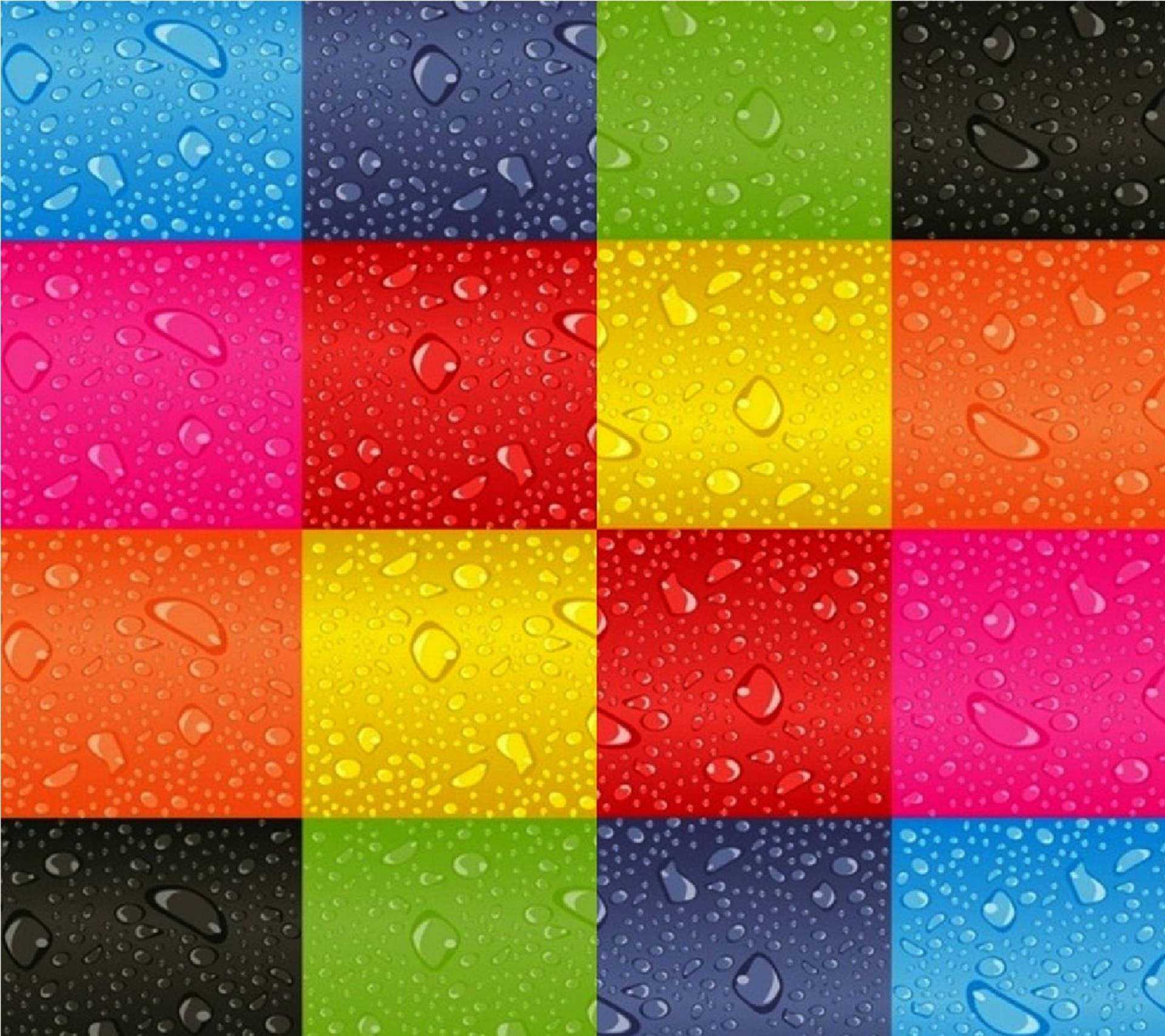 Duggede firkanter køligt mønster Wallpapers