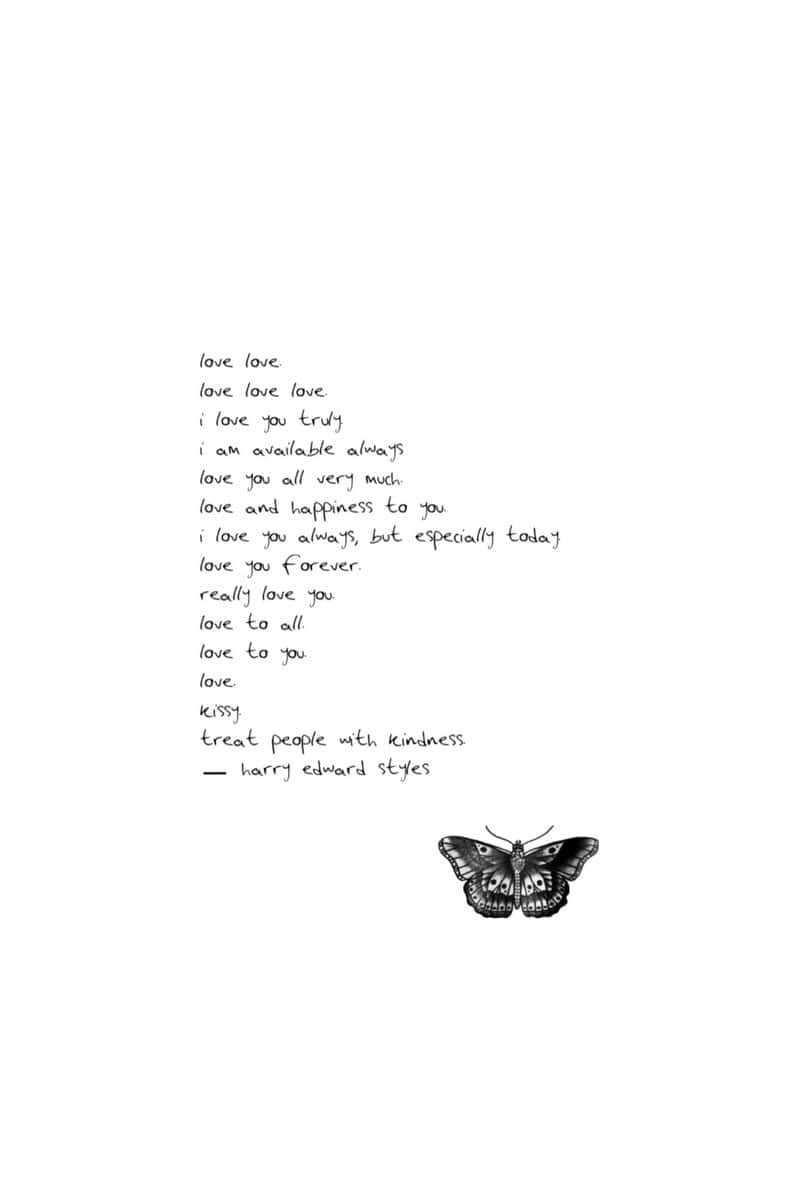 Duplicitous-tekster af Harry Styles Wallpapers