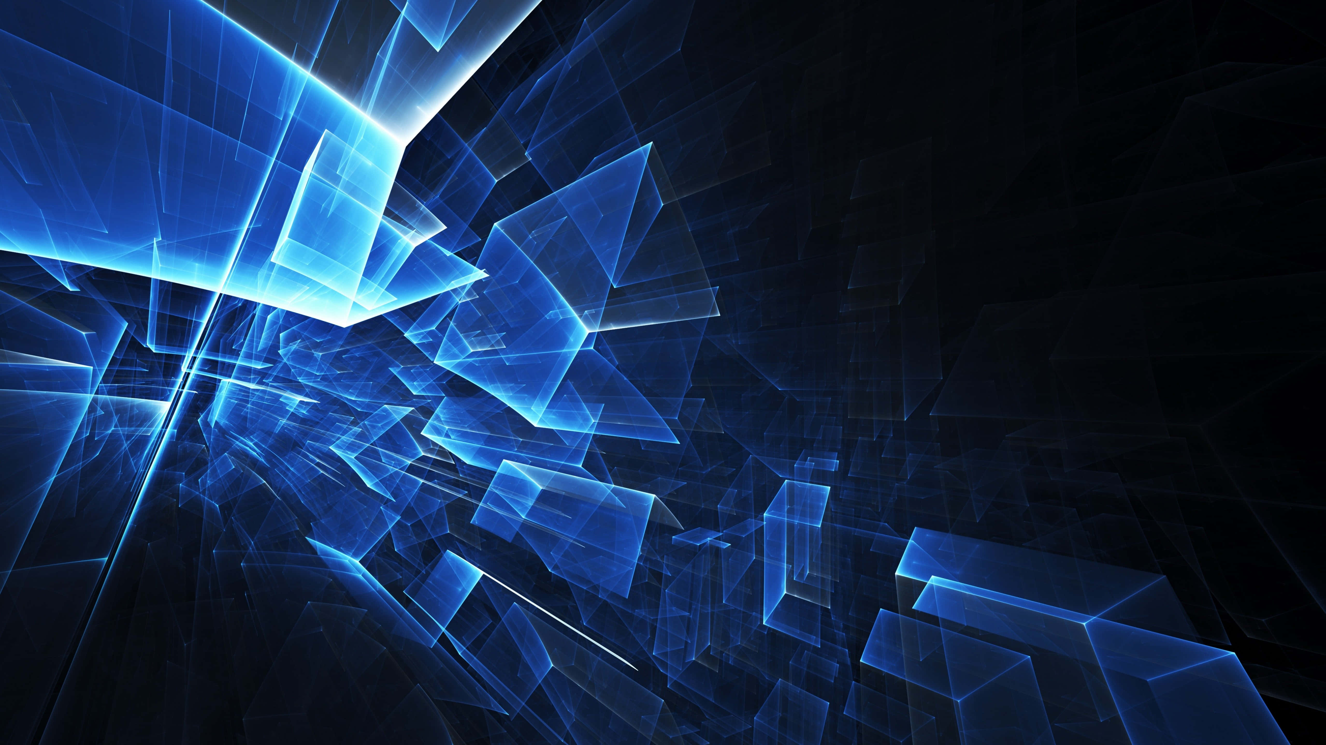 Dybet af kølig blå Wallpapers