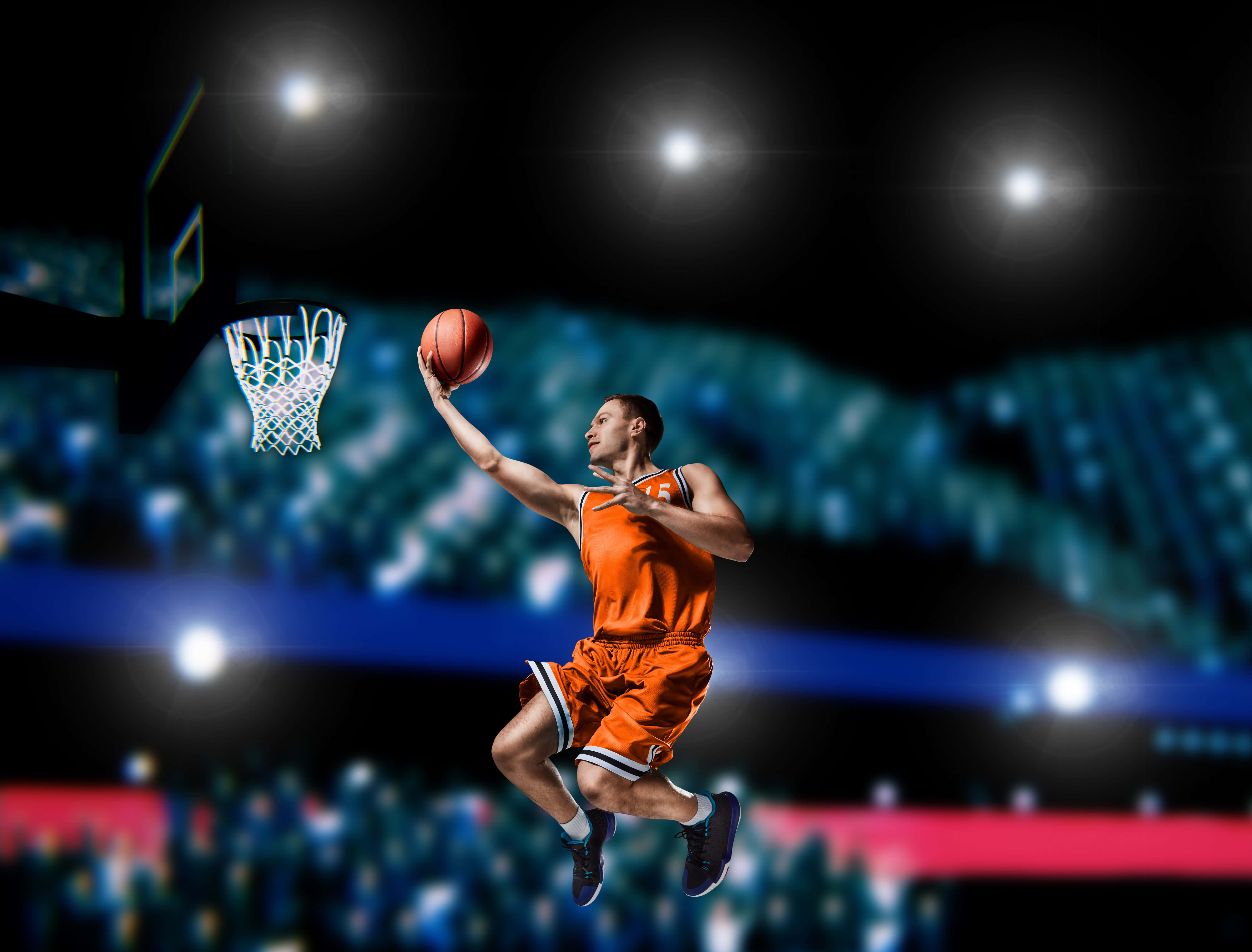 Dygtig boldkontrol fører til succes i basketball Wallpapers