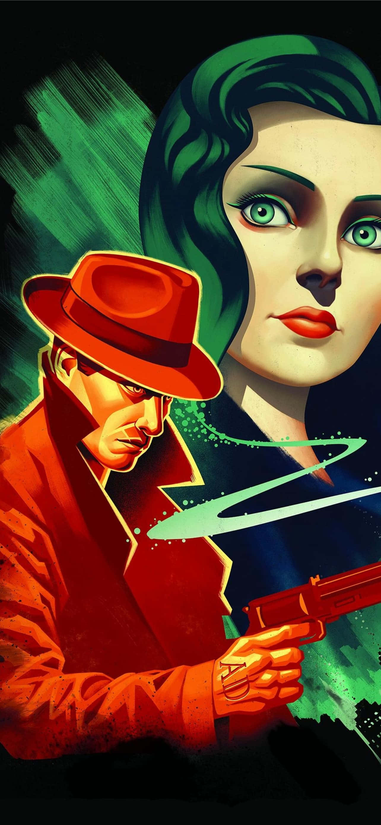 Dyk ned i Bioshocks verden med dette 4K iPhone-baggrundsbillede. Wallpapers