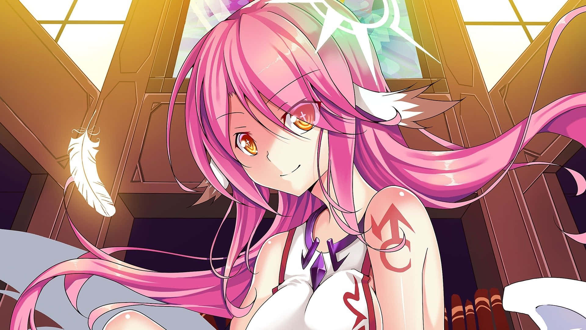 Dyk ned i en verden af spil med No Game No Life Wallpapers