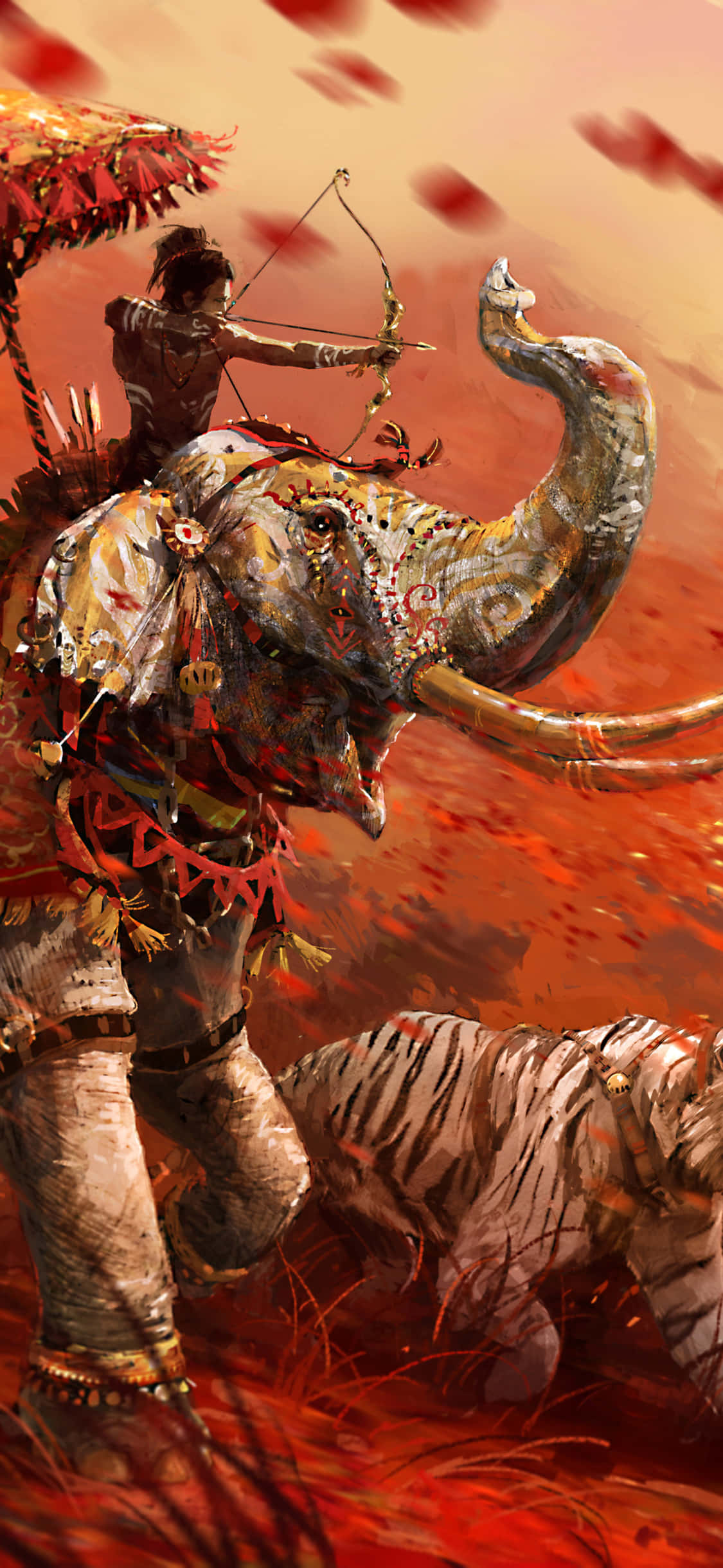 Dyk ned i et eventyr med Far Cry 4 på din iPhone Xs Wallpapers