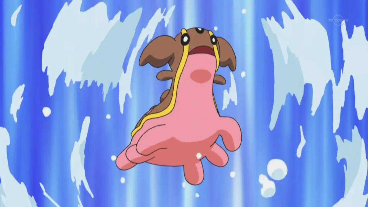 Dynamisk Gastrodon i aktion Wallpapers