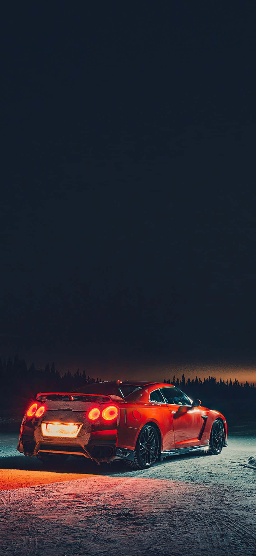 Dynamisk Nissan R35 GTR der viser kraft og stil Wallpapers