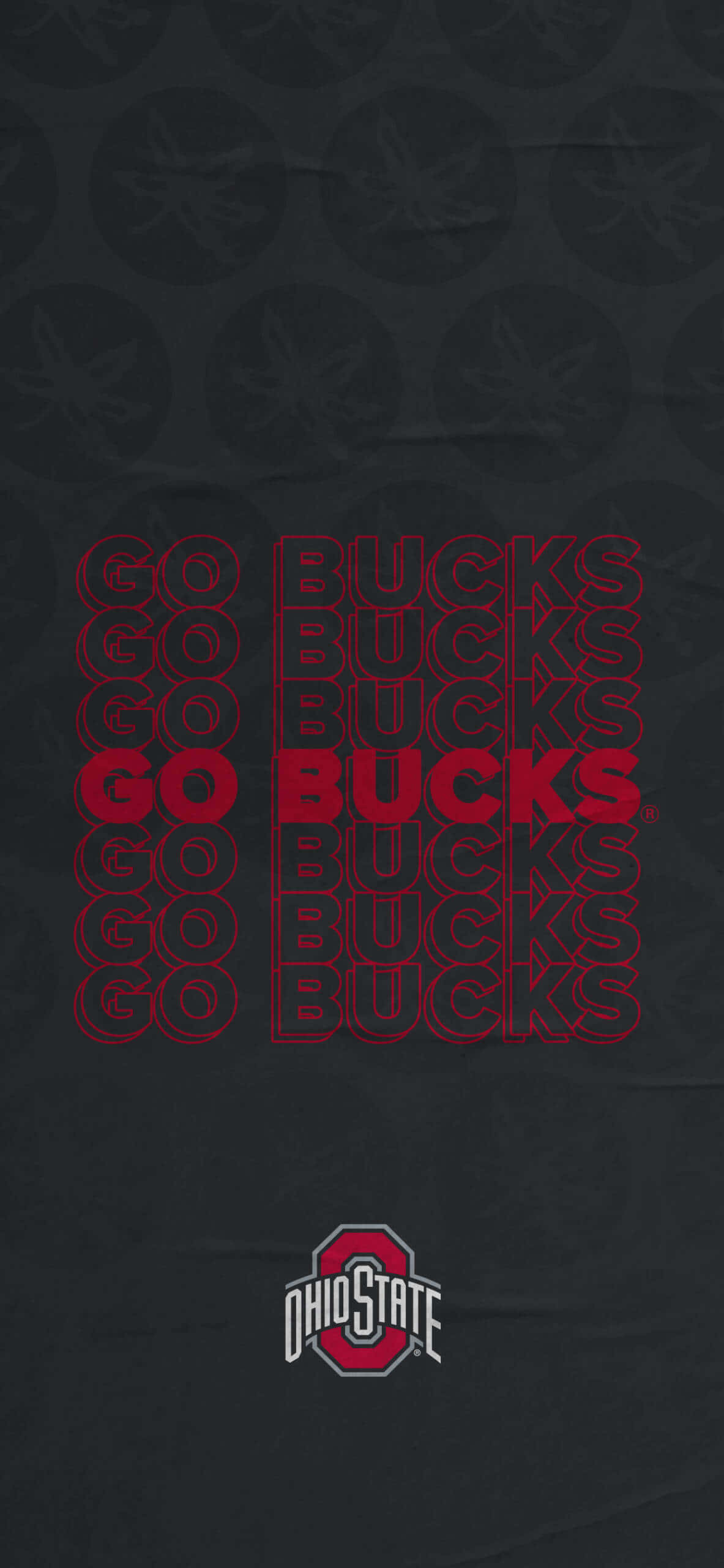 Dynamisk Ohio State Football-baggrund til iPhone Wallpapers