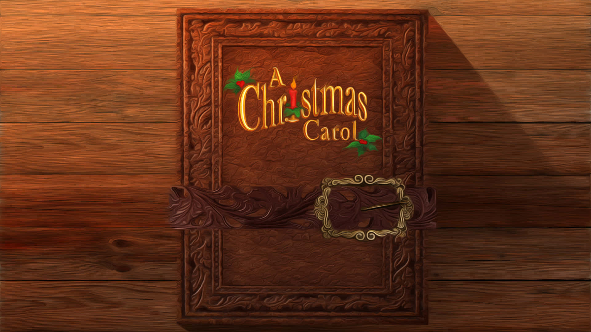Ebenezer Scrooge forløser sit liv på juledag Wallpapers