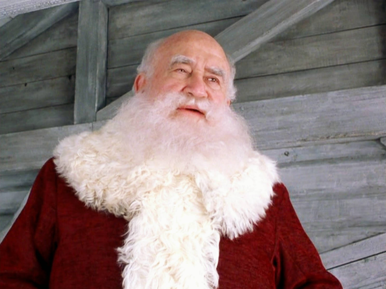 Edward Asner i julemandsdragt Wallpapers