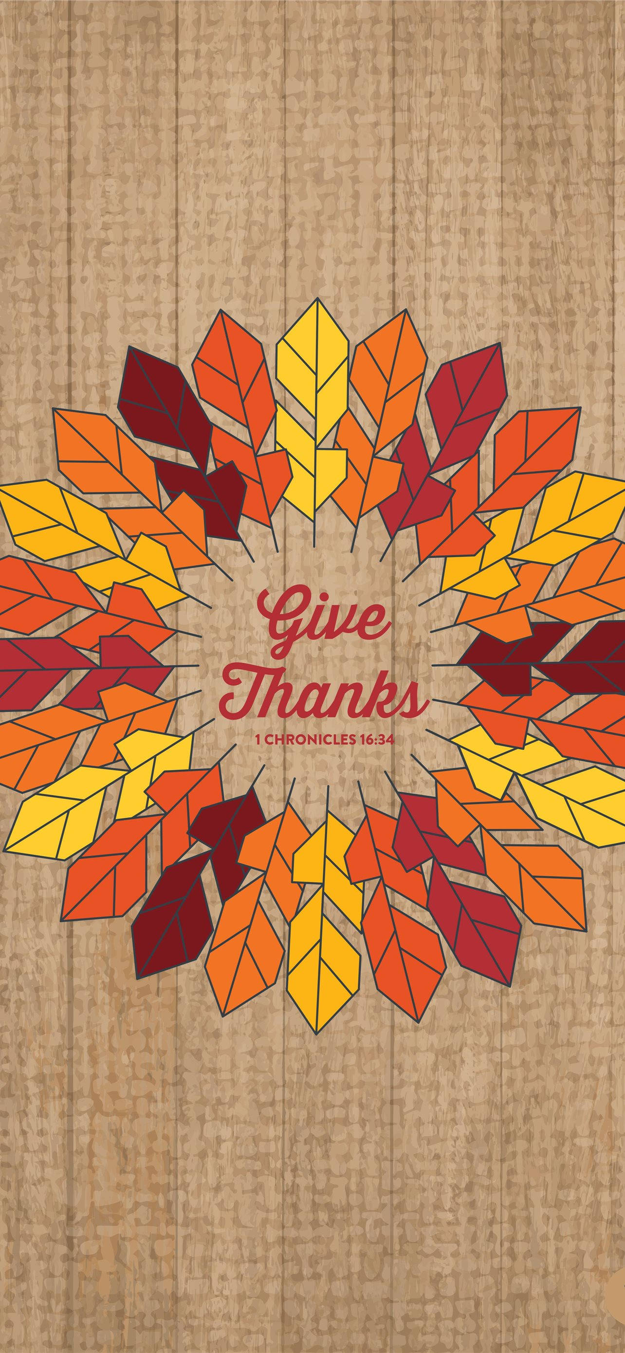 Efterårsblade På Thanksgiving iPhone Wallpapers
