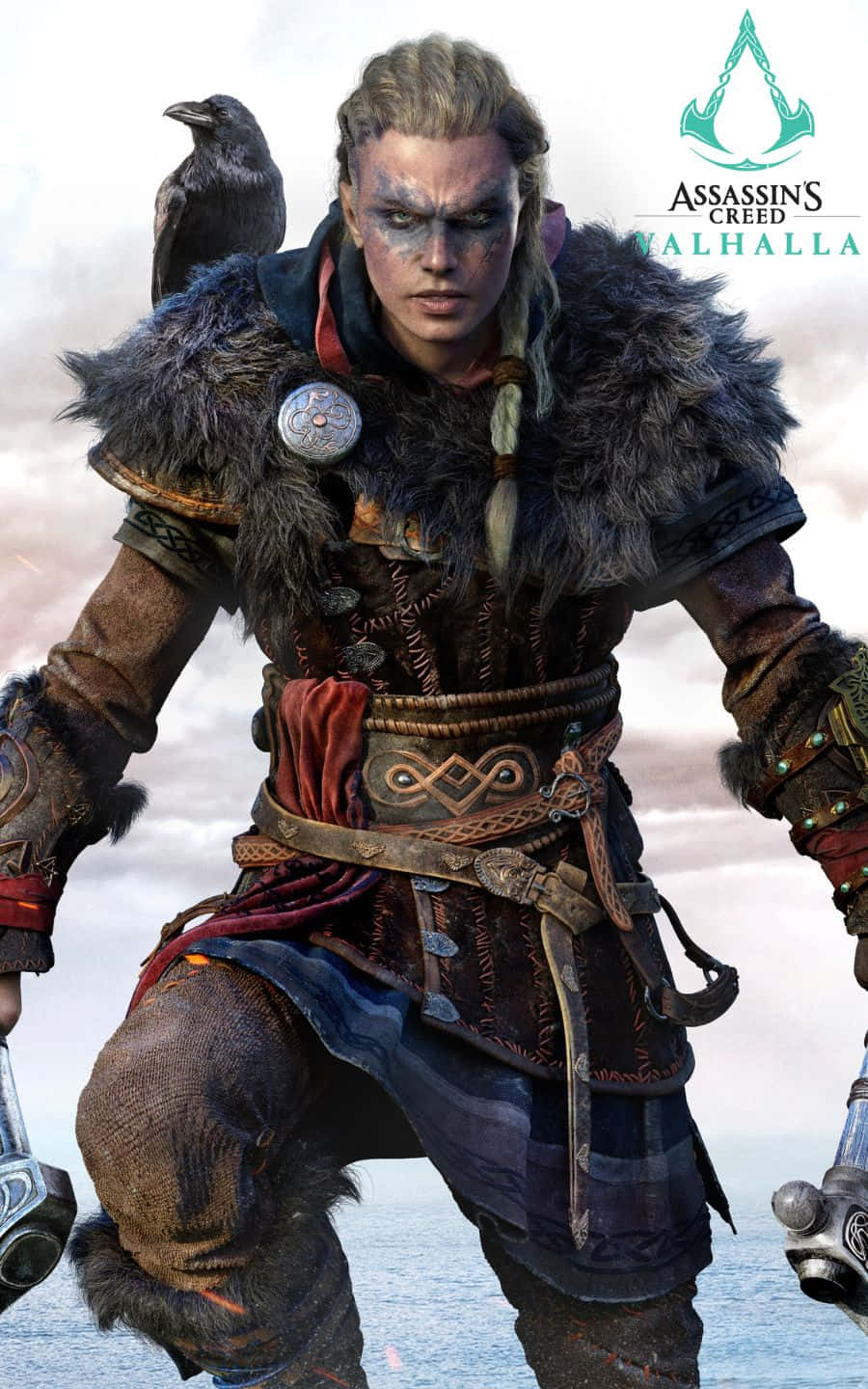 Eivor og Synin 1440p Assassin's Creed Valhalla Baggrund Wallpapers