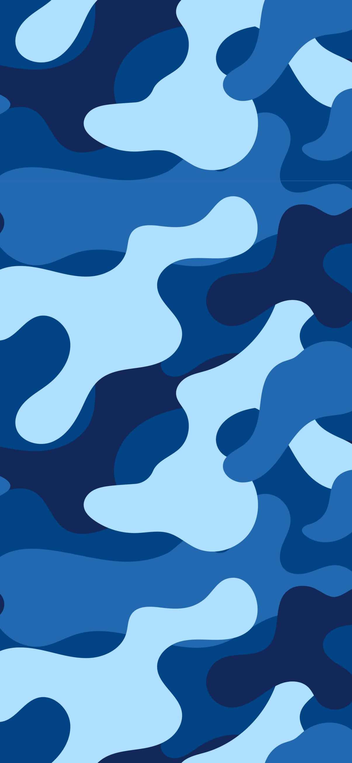 Ejer gaden med blå BAPE Camo Wallpapers