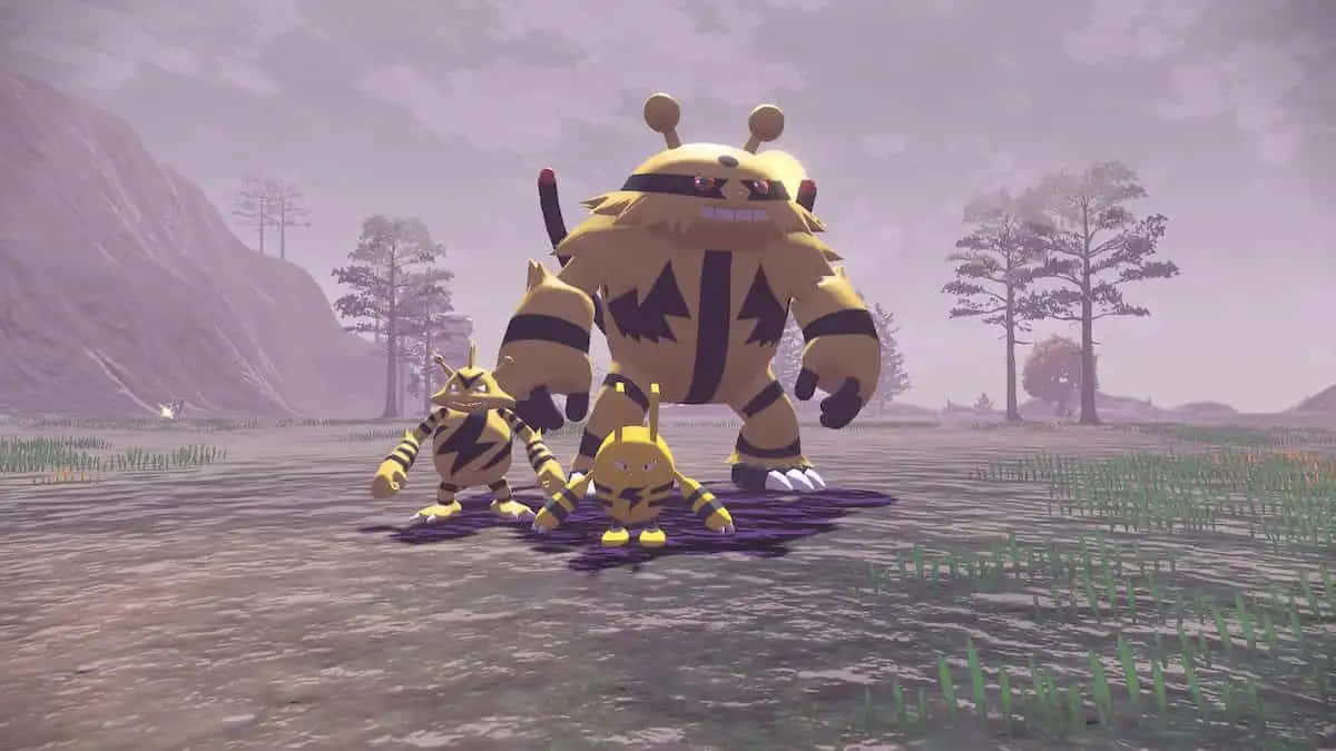 Electabuzz med Electivire og Elekid Wallpapers
