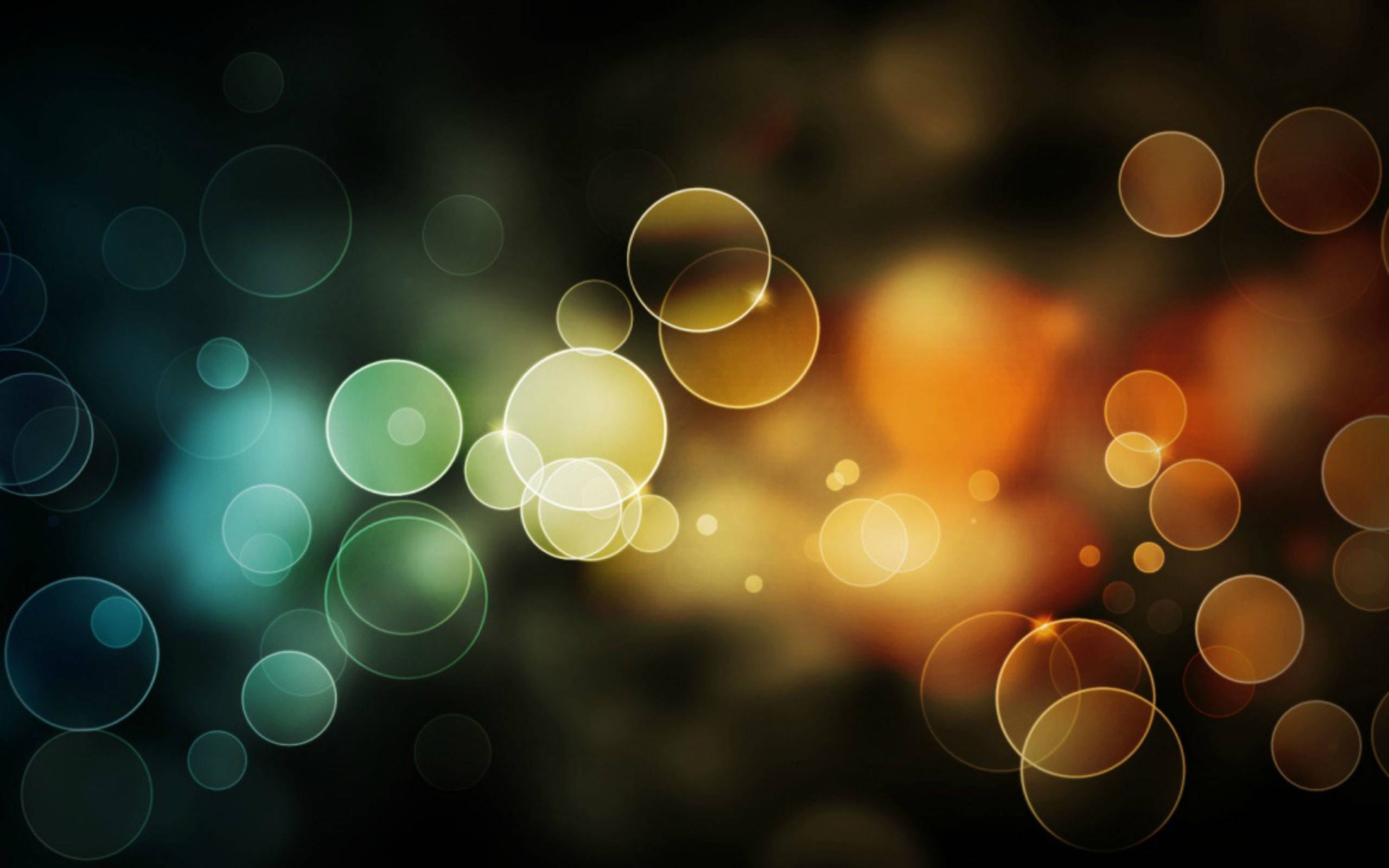 Elegant Apple MacBook Air Oplyst af Funklende Bokeh-lys Wallpapers